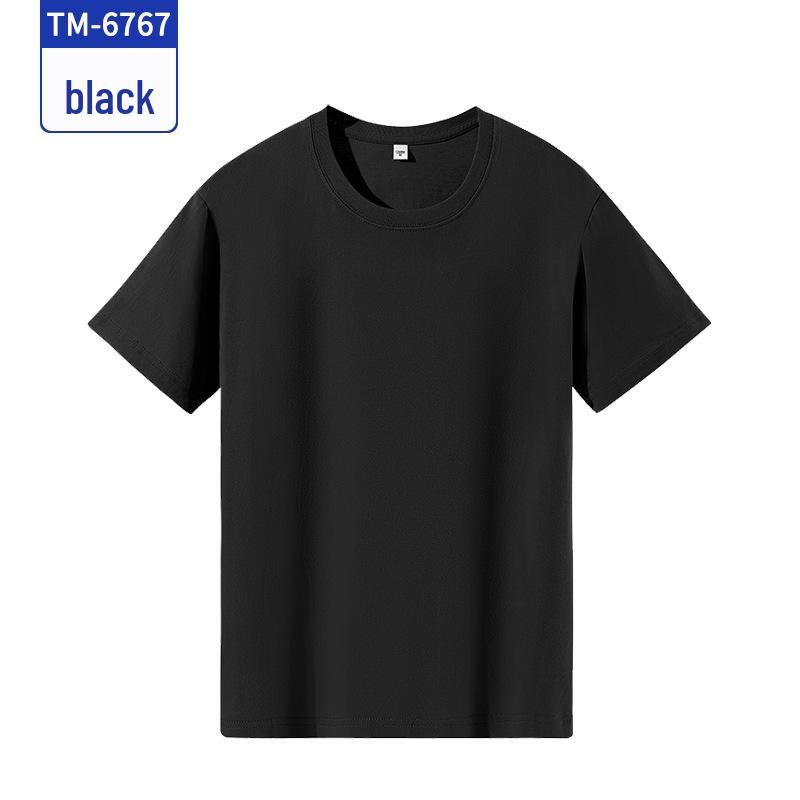 Custom Pure Cotton Short-Sleeve T-Shirt for Campus Clubs and Class Uniforms