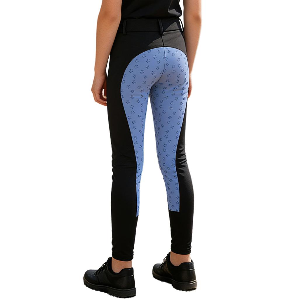 Mädchen Reithosen Reithosen Elastischer Bund Leggings Trainingshosen