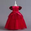 Dívčí šaty princezna Puffy Mesh Sukně Večerní šaty Dlouhé šaty