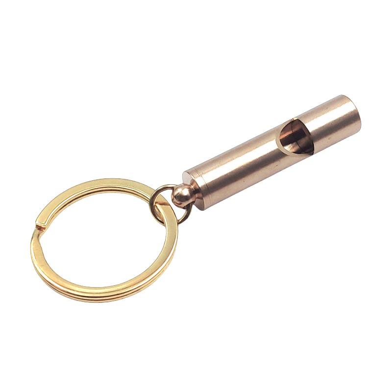 Brass Whistle High Decibel Portable Outdoor Whistle Hiking Camping Life-Saving Whistle Referee Training Whistles Outdoor Gadgets