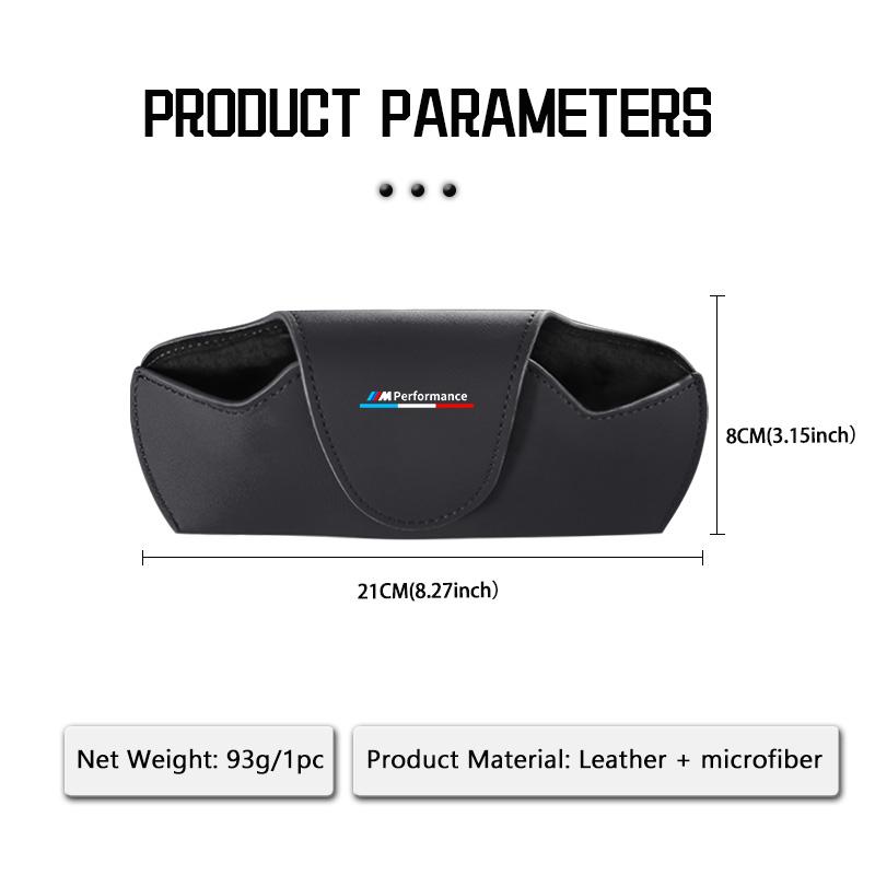 Car Sunglasses Holder Case Leather Eyewear Cover Portable Glasses Box Bag For BMW 1 2 3 5 7 Series X1 X2 X3 X4 X5 X6 G20 G30 G11