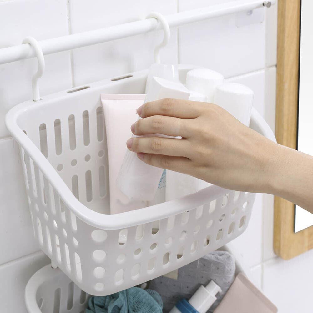 Hanging Shower Basket Multifunctional Bathroom Plastic