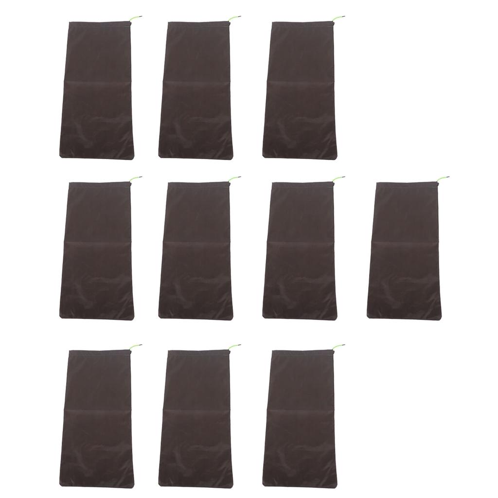 10 Stück Sandlose Sandsäcke mit Kordelzug Hochwasserbarrieren Polyester 25x50cm Dammbeutel für Keller Garage Hochwasserschutz