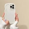 Simple Fashion Wave Frame Clear Shockproof Back Cover For iPhone 16 Pro Max 15 14 Plus 13 12 11 17 Pro Max 17 Air Case