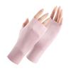 1 para anty-UV Art antypoślizgowe rękawiczki oddychające paznokieć palma Chinlon ochrona promieni lampa LED manicure