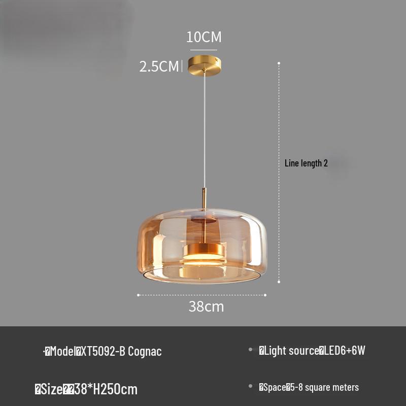 Nordic Modern Minimalist Creative Glass Chandelier for Bar, Restaurant, and Living Room Art.
