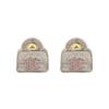 Stud Earrings Women's Gold ABD344B16654NY255