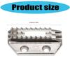 2Pcs Sewing Machine Feed Dog Replacement Flat Car Sewing Machine Feed Dog for Thin Fabric Sewing