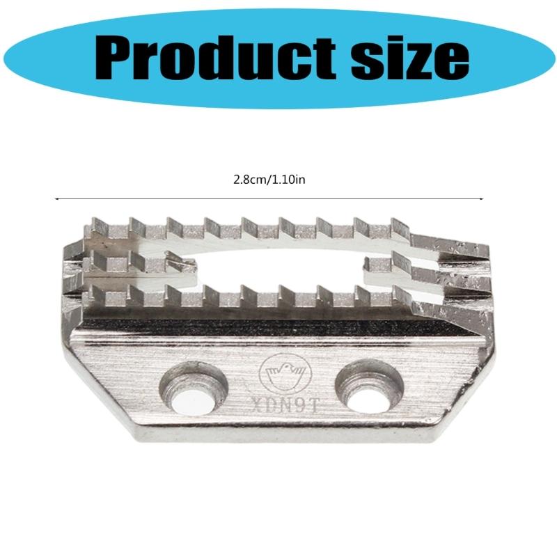2Pcs Sewing Machine Feed Dog Replacement Flat Car Sewing Machine Feed Dog for Thin Fabric Sewing