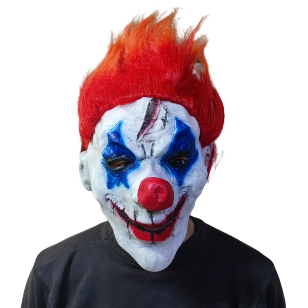 Various Clown Mask Halloween Scary Evil Clown Head Cover Costume Party Movie Cosplay Joker Mask Creepy Devil Smiling Clown Masks