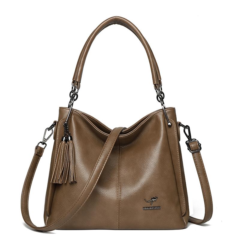 PU Messenger Bag Women's Large Capacity Shoulder Bag Mother Bag