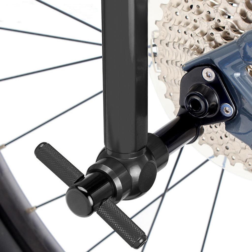 Bike Derailleur Hanger Alignment Tool Rear Dropout Repair Wrench Aluminum Alloy Anodized Stainless Steel Measuring Rod