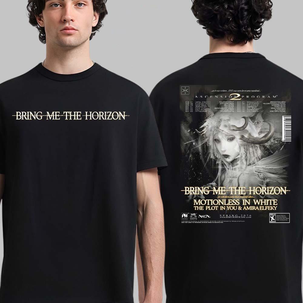 

Bring Me The Horizon Ascension Program 2026 Tour Two Side T-Shirt 4XL