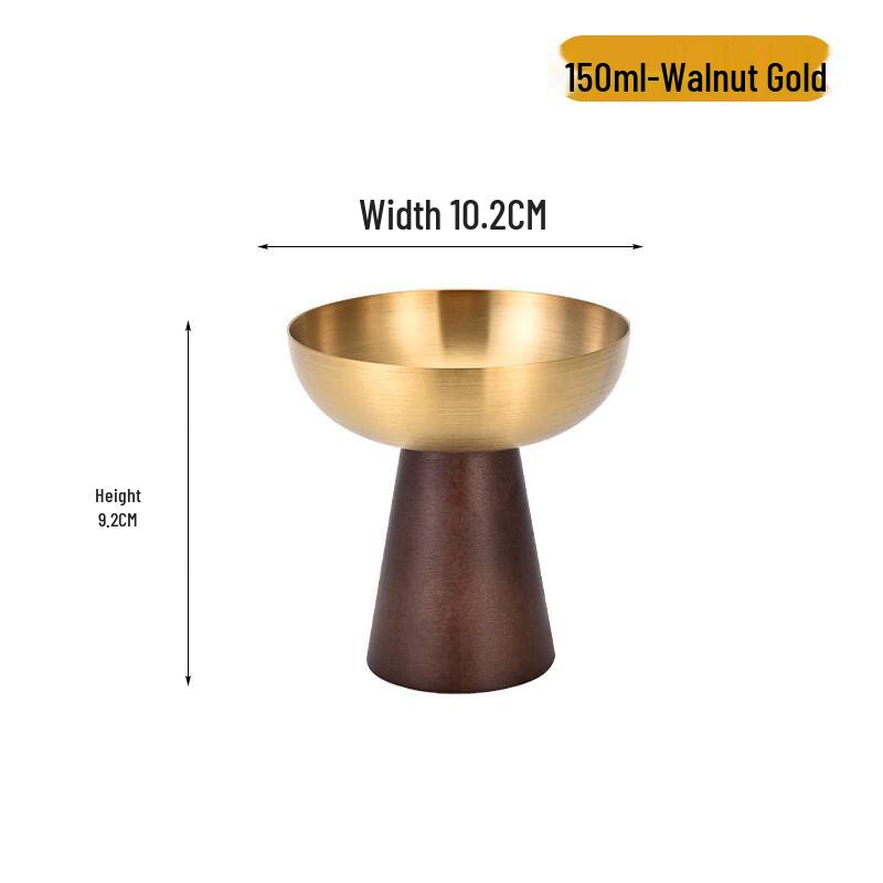 Wutuo Wooden Base Dessert Cup