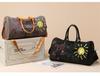 Trendy Graffiti Travel Bag: New Fashion Casual Luggage with Wet/Dry Separation for Women