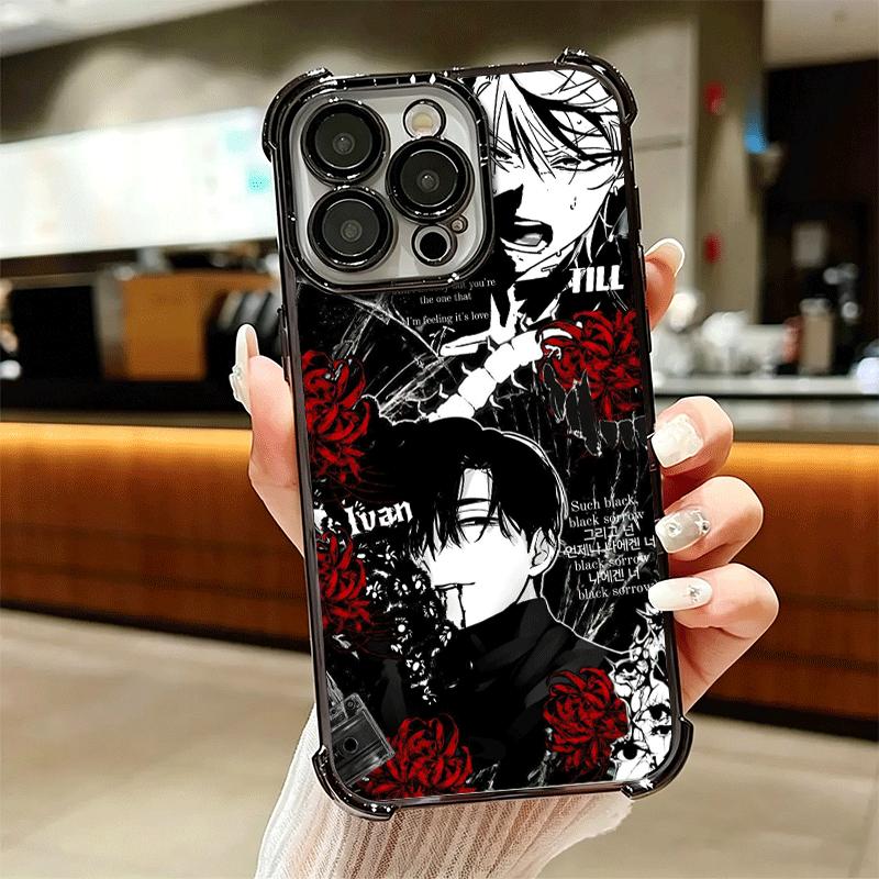 Custodia morbida per telefono Alien Stage coreano Ivan Till per iPhone 15 16 17 Air 14 Pro Max 16E Plus 13 12 Mini Placcatura Anti-Caduta Fundas