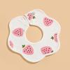 Ins Double-sided Cotton Waterproof Bib Crepe 360-degree Rotating Saliva Towel Children's Breathable Gauze Baby Bib