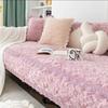 Winter Plush Thickened Rose Velvet Sofa Cushion Seat Cushion Warm And Non-Slip Simple Modern Sofa Cover Cover Cloth Towel