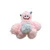 Soft Fluffy Yeti Plush Keychain Kawaii Monster Toy Figure For Backpack Charm