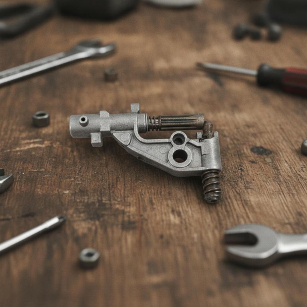 Oil Pump Assembly Metal Woodcutter Compact Part for Amateur Fixers,