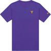 Solid Color Crew Neck Short Sleeve T-Shirt Men Tops Purple HJ3319504