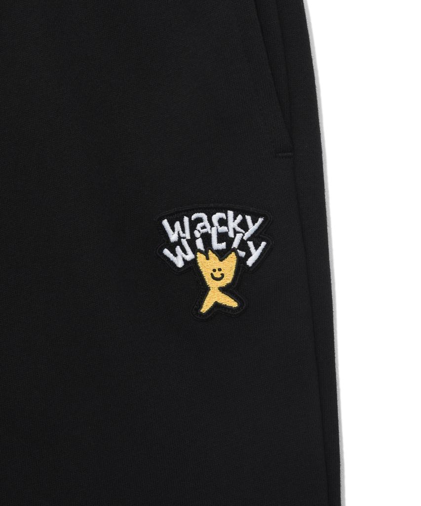 WACKY WILLY Basic Sweat Jogger Pants Black