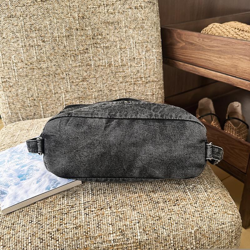 Vintage Denim Shoulder Bag Women's Multi-functional Backpack