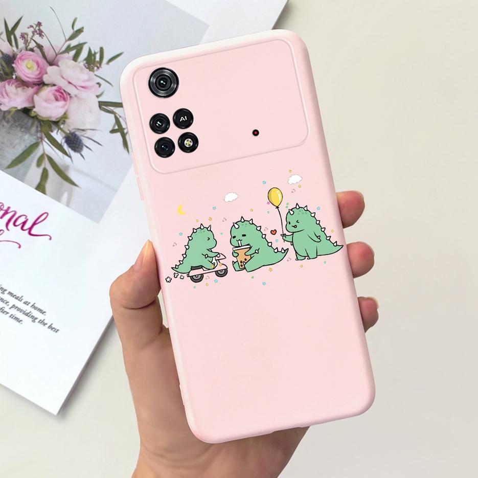 For Xiaomi Poco M4 Pro 4G Case New Fashion Cartoon Cover Soft Silicone Phone Case For Xiaomi Poco M4 Pro PocoM4 5G Fundas Bumper