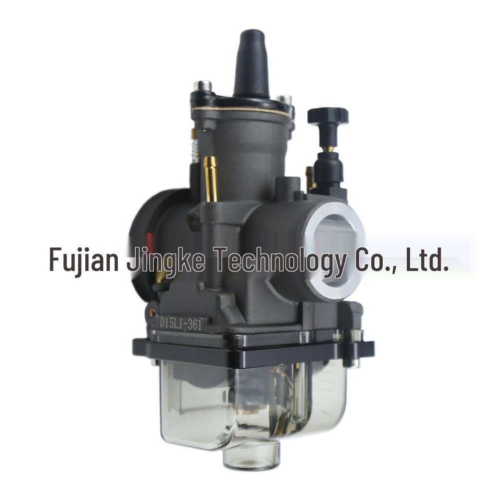 Black Transparent Bottom Carburetor for Motorcycle & ATV Modifications (PWK 24-34mm)