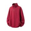 2026 Spring Men Stand Collar Hoodies Men Korean Fashion Pullover Man Loose Jacket Man Streetwear Soild Color Sweatshirt
