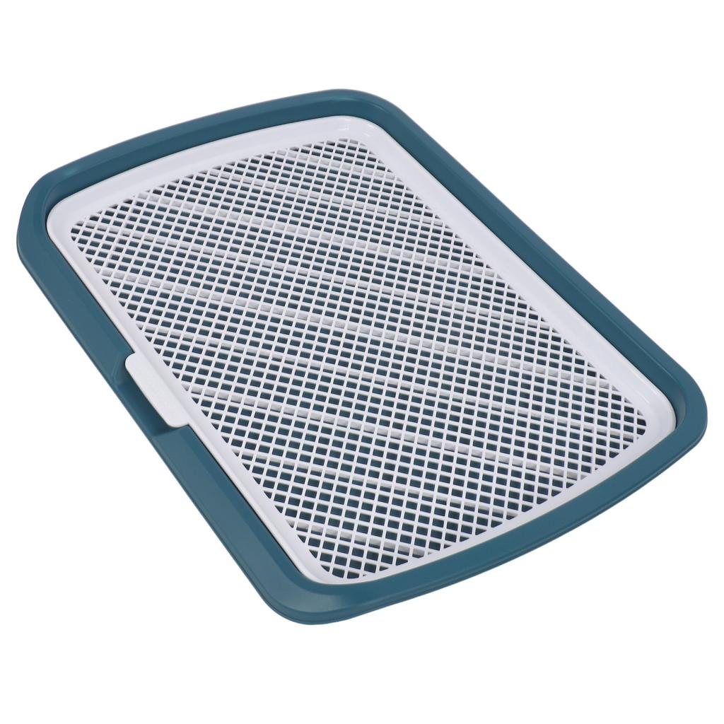 Puppy Potty Training Tray 50x66x5.2cm Large Size Detachable Washable Mesh Dog Pee Pad Holder Tray for Small Breed Dog