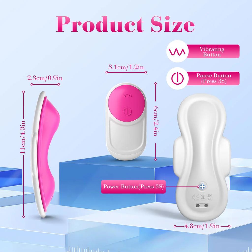 Wearable Panty Vibrator Adult Sex Toy for Women Clit Clitoral Stimulator 7 Vibration Remote App Control Sexy Toy for Women dildo
