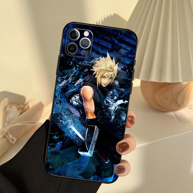 

FINAL FANTASY Cloud Strife Phone Case For iPhone 15 14 13 12 11 16 17 Pro Max 13 mini 15 16 Plus 16e 17 Air Cover Funda iPhone 17