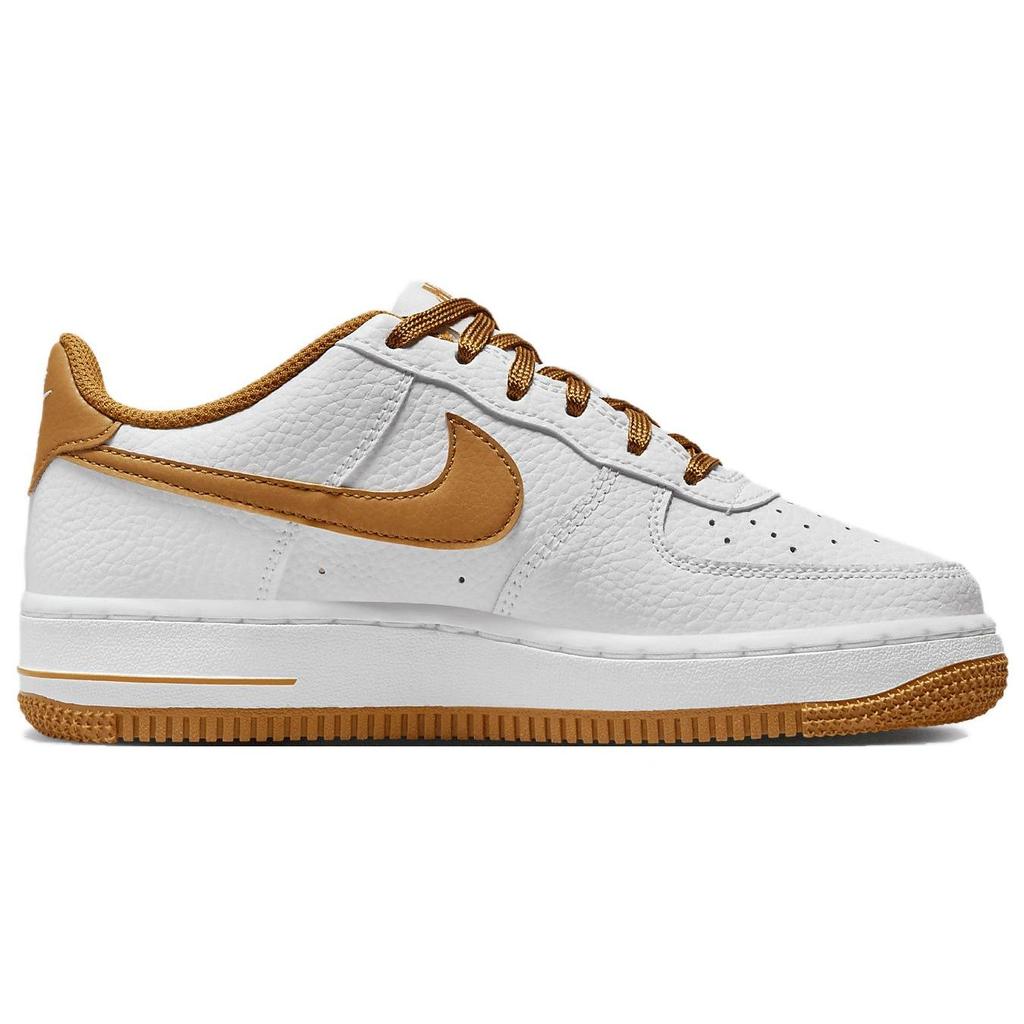 Nike Air Force 1 GS White Desert Ochre Kids Sneakers FJ0706-100