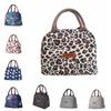 Thermal Insulated Picnic Bags Handbag Flower Color Insulated Lunch Bag Outdoor Storage   Workers