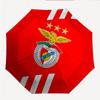 Benfica FC Fashionable Automatic Opening/Closing Folding Umbrella. Portable and Foldable, Ideal for Gift, Travel, and Daily Use.