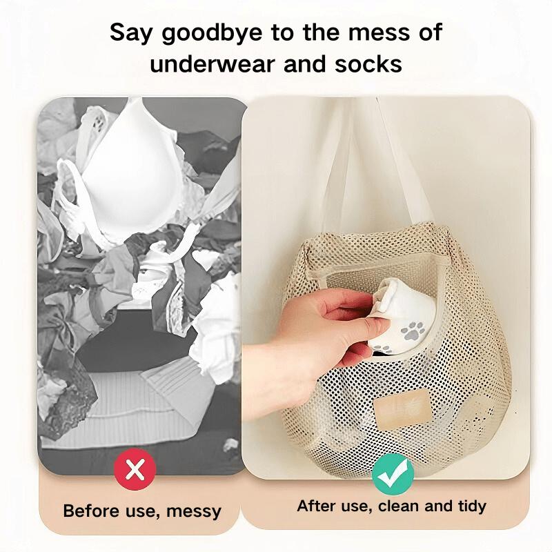 Strumpor Förvaring Hängande Väska Garderob Hängande Underkläder Underkläder Förvaringsväska Vägghängande Sovsal Fri Stansväska