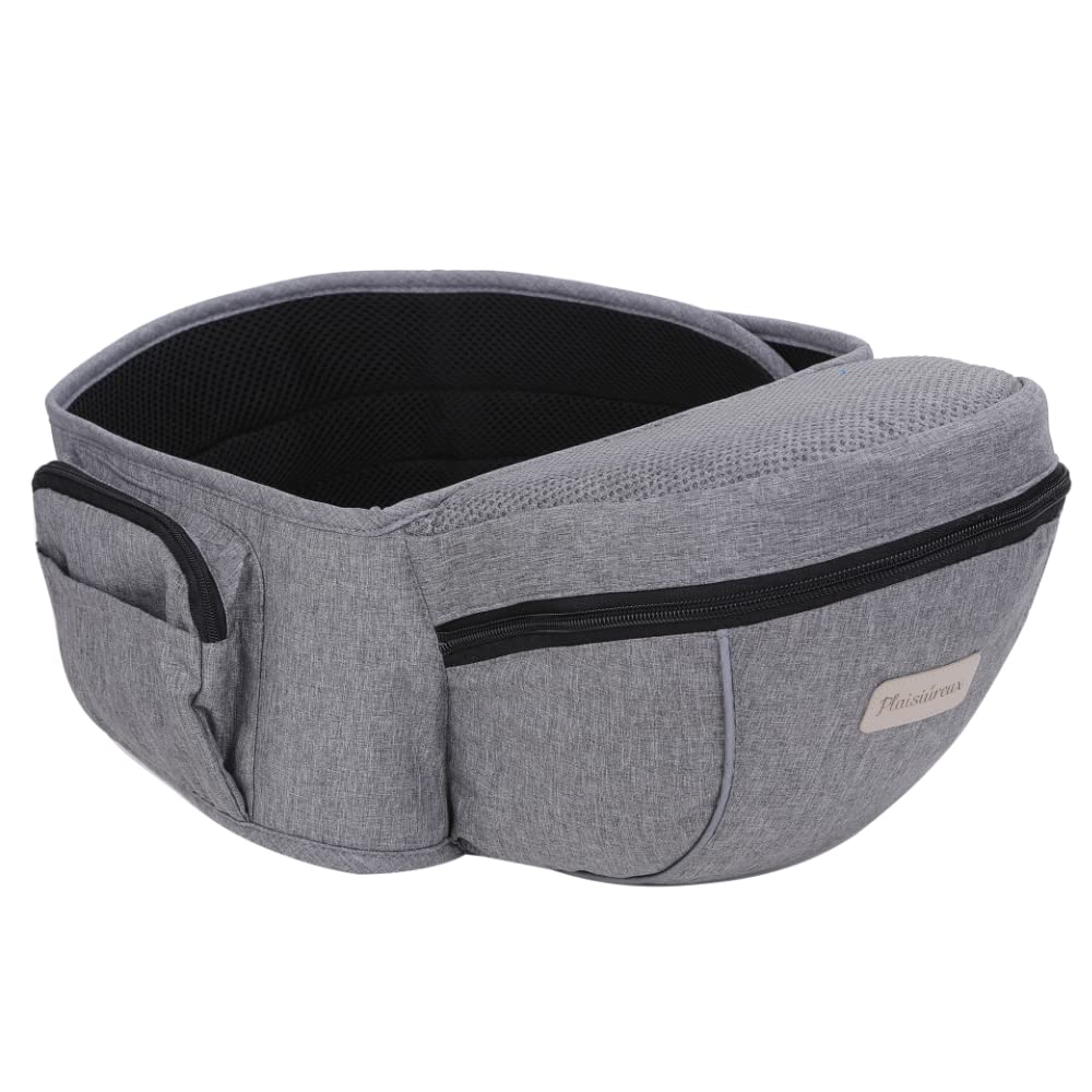 By Childcare Workers and Featured In LDK Hip Baby Baby Waist Plaisiureux [Recommended Baby] Seat, Carrier, Sling, Non-Slip Bag, Pouch, Baby, (Gray)