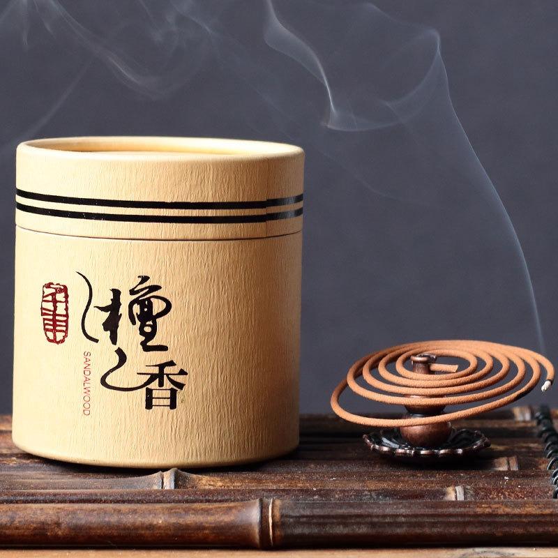 

Agarwood sandalwood incense household indoor soothing incense to help sleep bedroom Aixiang toilet toilet clean air Sandalwood 48 trays