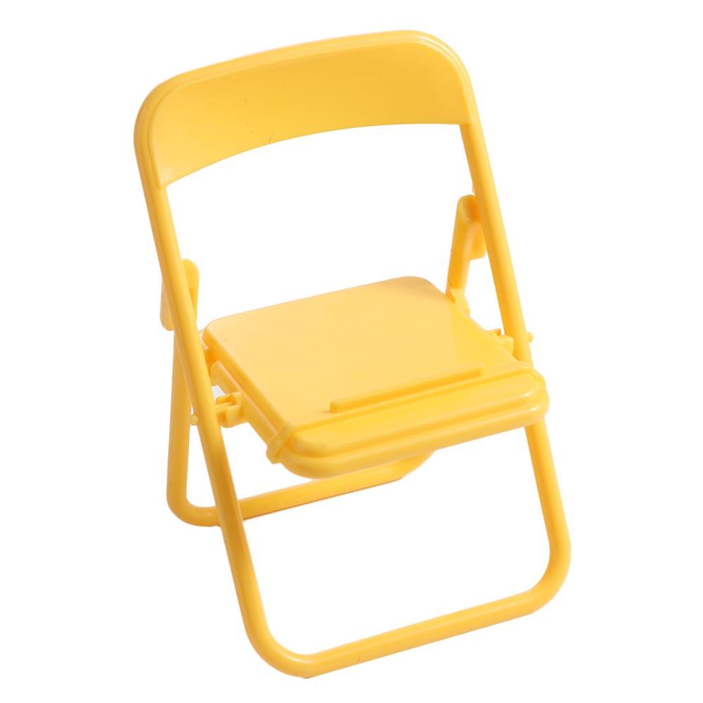 Niedlicher Kunststoff-Handyhalter ABS Dekorativer Mini-Stuhl-Handyständer Tragbarer Mini-Stuhl Mini-Handyhalter Damen