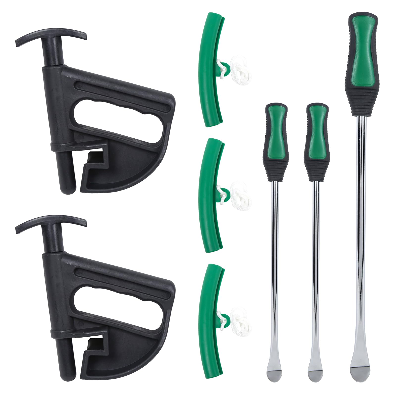 KYOSTAR Tire Lever Set for Tire Changer, Rim Protector, Bead Helper, Tire Repair for Cars, Motorcycles, and Automobiles (Bead Helper 2 + Rim Protector