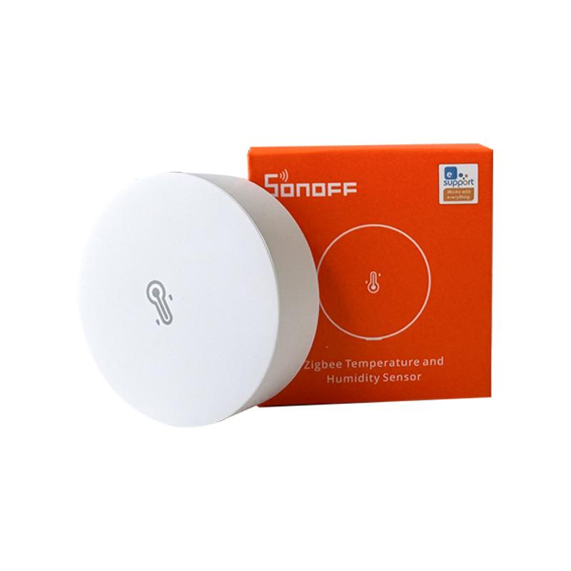 SONOFF SNZB 02P ZigBee Smart Temperature Sensor Humidity Detector Thermometer Home Gadgets eWeLink Alexa Google Assistant Yandex 1Piece SNZB-02P