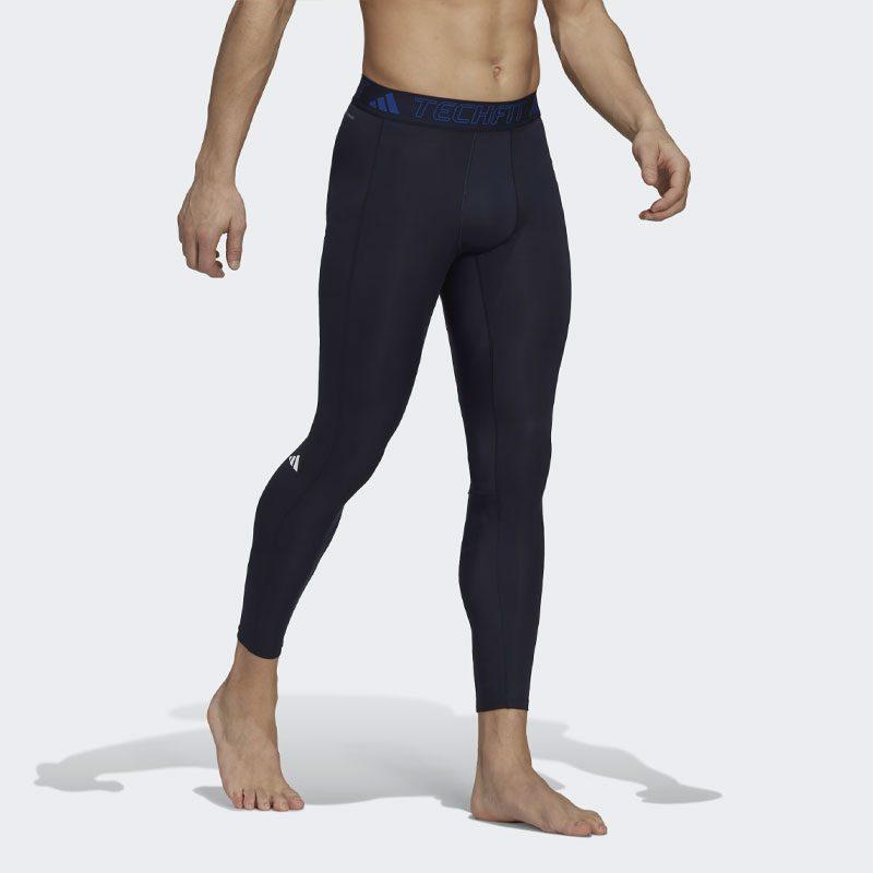 adidas Techfit Edző Hosszú Leggings Sportnadrág Férfi Sötétkék HD3522