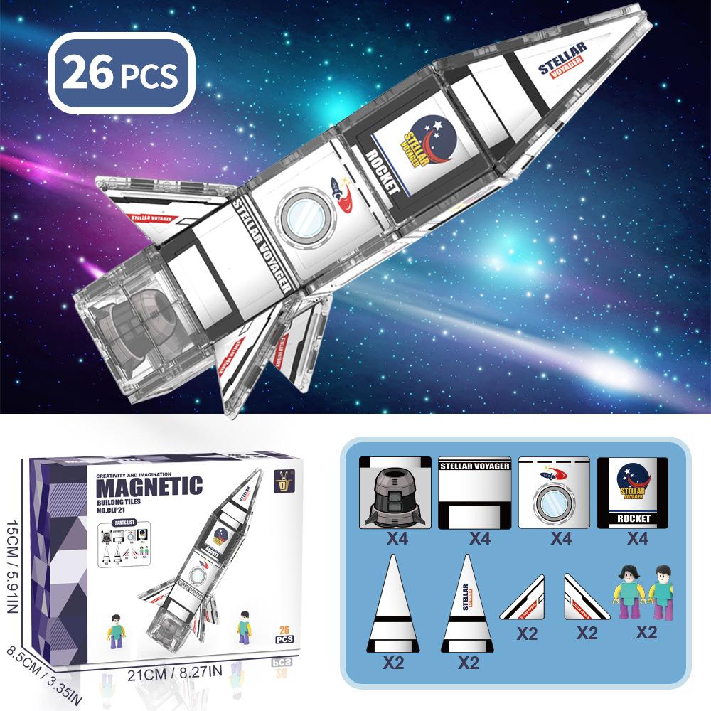 

Магнитный лист 4D с тематическим рисунком, конструктор-пазл, сборка, раннее развитие, для мальчиков и девочек, детский магнитный пазл