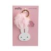 GreenFlash Miffy Päls Akryl Nyckelring, Rosa, BM-455