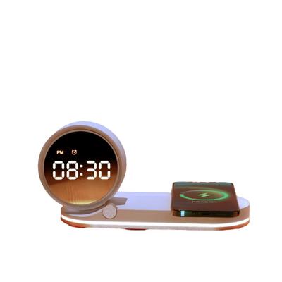 Magnetic Wireless Charger 15w Multi-functional Charging Station with Digital Clock and Light Temu Host Sale Phone Charger