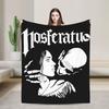 Black Metal Nosferatu Blanket  Fuzzy Vintage Breathable Throw Blanket for Bed Sofa Autumn/Winter
