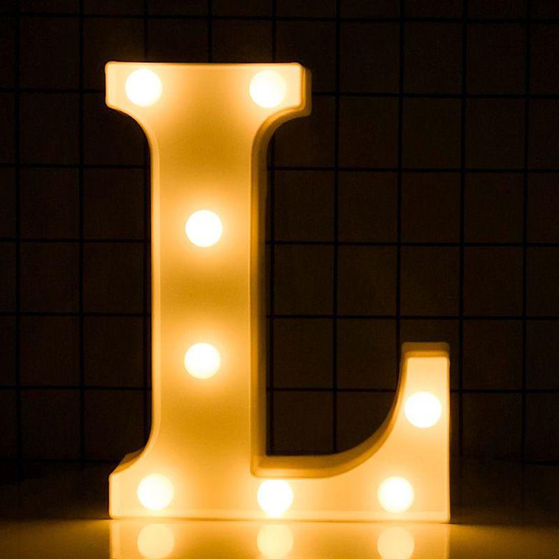 Birthday Light Happy Led Digital Color Lights Emitting Romantic Scene Decorative
