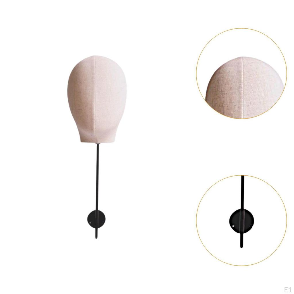 Mannequin Head Model Rack Decorative Practical Hat Display Stand Holder for Hairpieces Hair