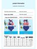 Girls' Summer Mermaid Bowknot Bikini Set - Cute Sling Two-Piece Swimwear